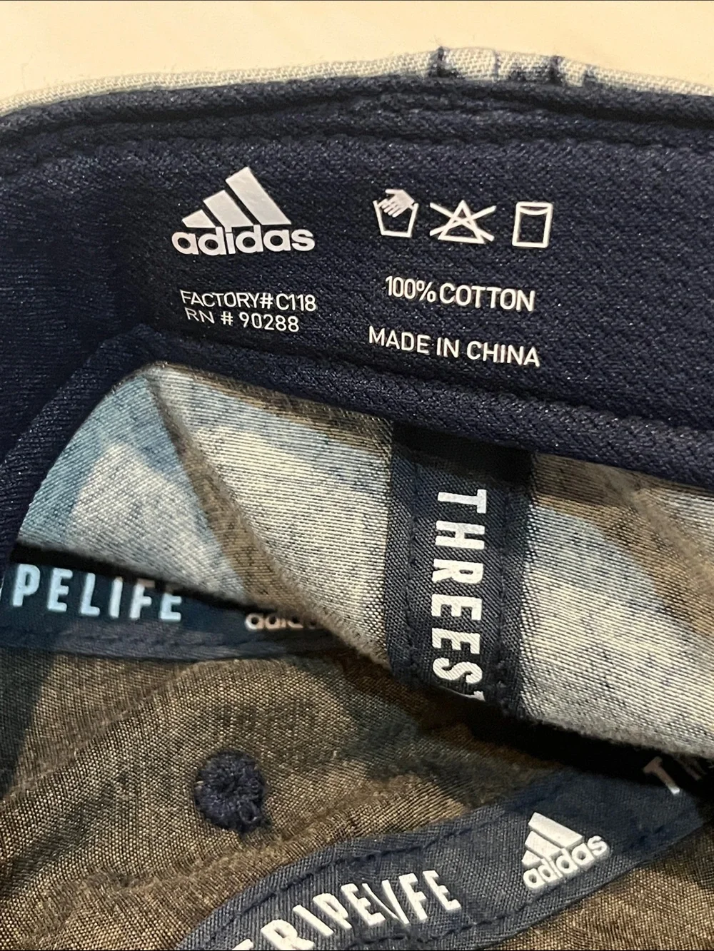 NEW Adidas Adjustable Strapback ThreeStripe Hat
